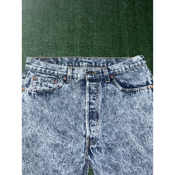 VTG 80’s-90s Levi’s 501 USA Denim Straight Button Fly Men's Jeans W34xL30 - Picture 6 of 8